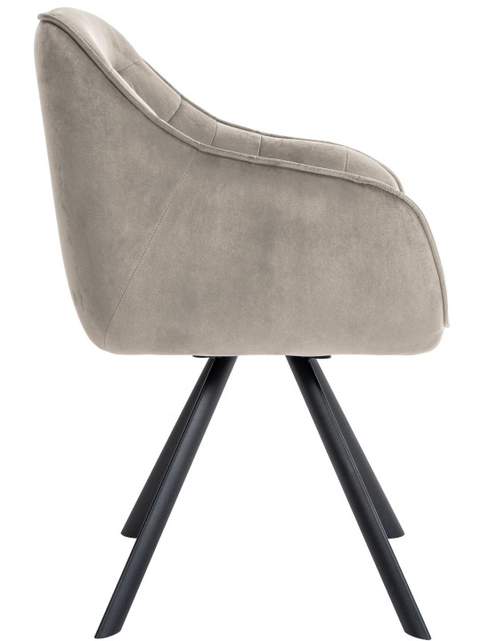 Silla Russel terciopelo, gris Silla Russel terciopelo, gris