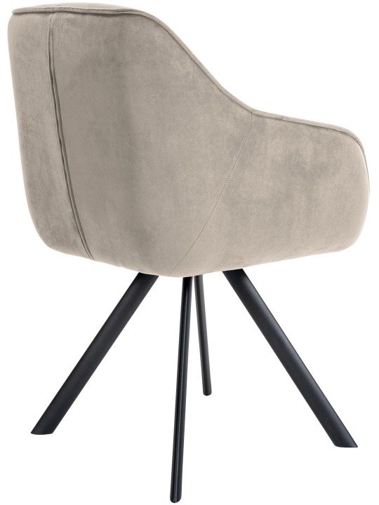 Silla Russel terciopelo, gris Silla Russel terciopelo, gris