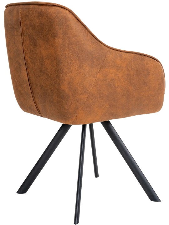 Silla Russel Vintage, marrón claro Silla Russel Vintage, marrón claro