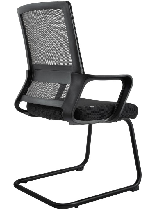 Silla de visita Hanka, negro