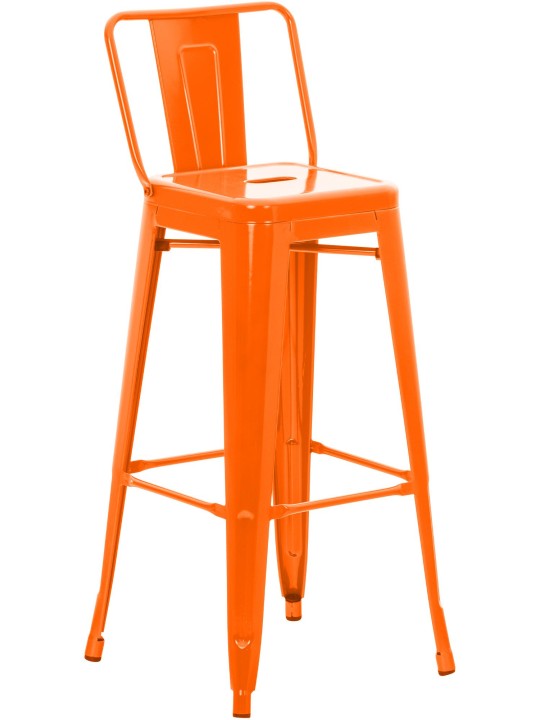 Taburete de bar Mason, naranja Taburete de bar Mason, naranja