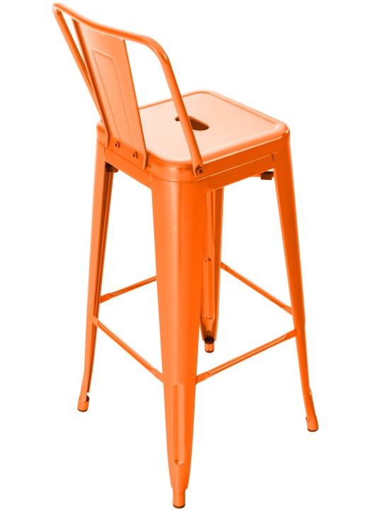 Taburete de bar Mason, naranja Taburete de bar Mason, naranja