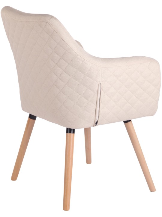 Silla de comedor Gent tela natura, crema Silla de comedor Gent tela natura, crema