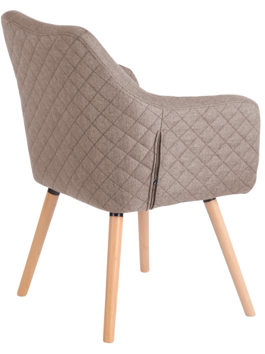 Silla de comedor Gent tela natura, taupe Silla de comedor Gent tela natura, taupe