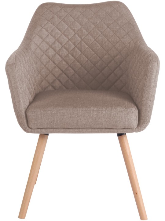 Silla de comedor Gent tela natura, taupe Silla de comedor Gent tela natura, taupe