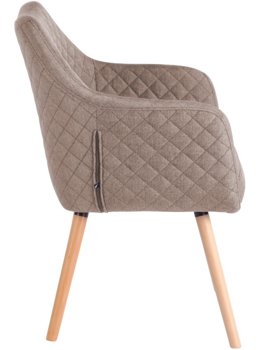 Silla de comedor Gent tela natura, taupe Silla de comedor Gent tela natura, taupe