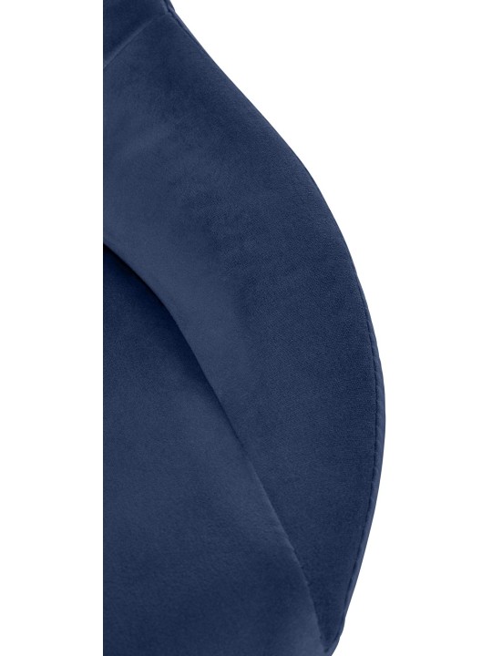 Juego de 2 taburetes de bar Milet Terciopelo G, azul Juego de 2 taburetes de bar Milet Terciopelo G, azul