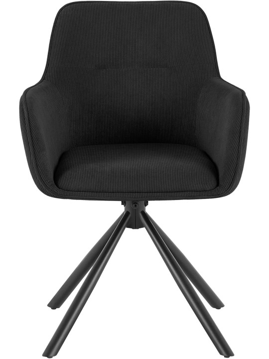 Silla Tipton Cord, negro Silla Tipton Cord, negro
