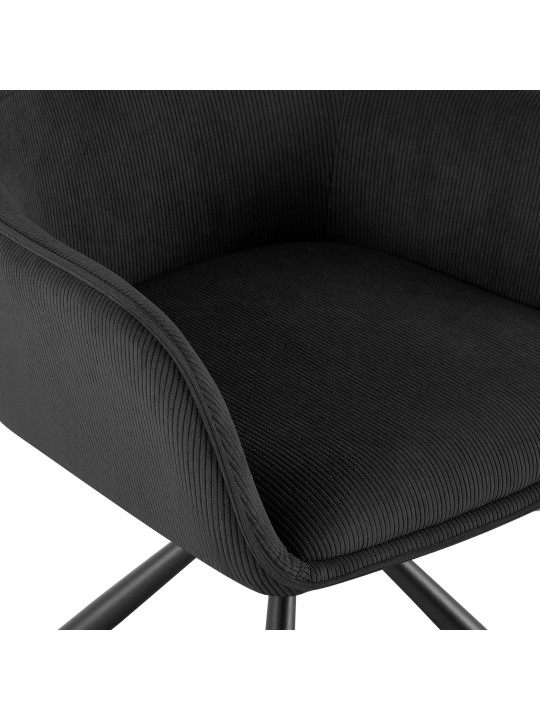 Silla Tipton Cord, negro Silla Tipton Cord, negro