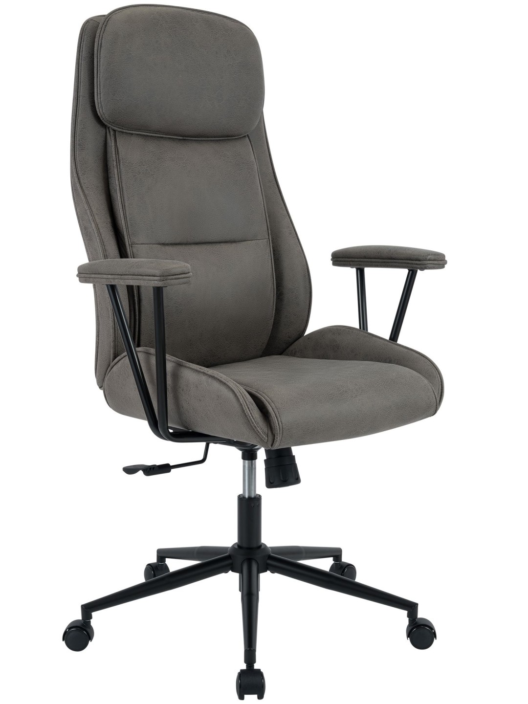 Silla de oficina Siddar, gris antiguo
