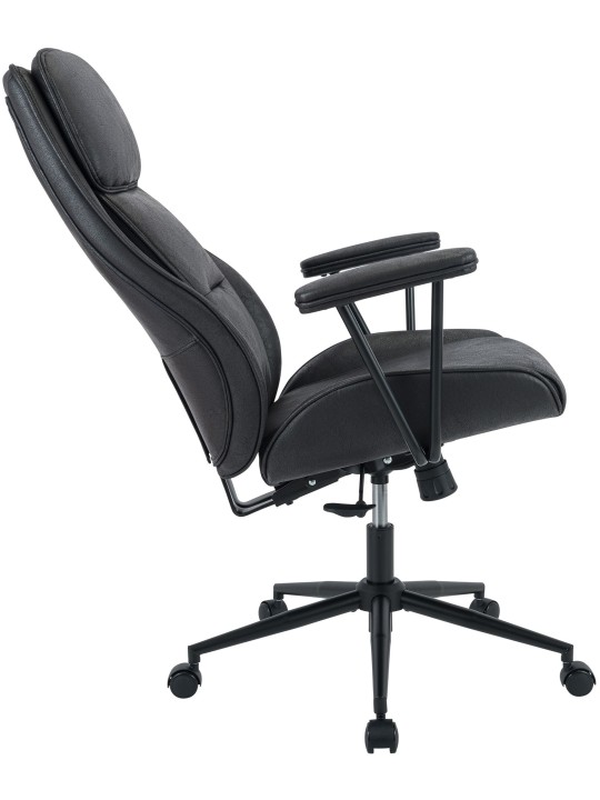 Silla de oficina Siddar, negro antiguo
