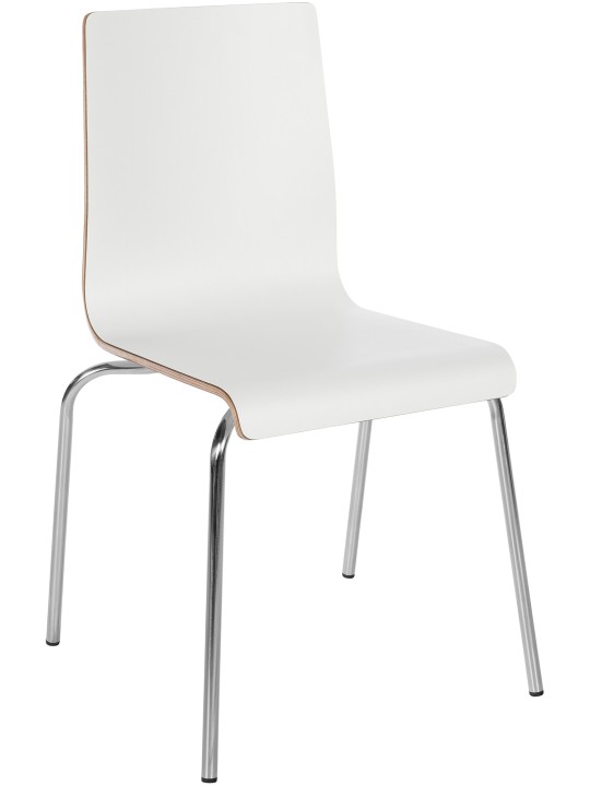 Silla de visitas Gahanna, blanca