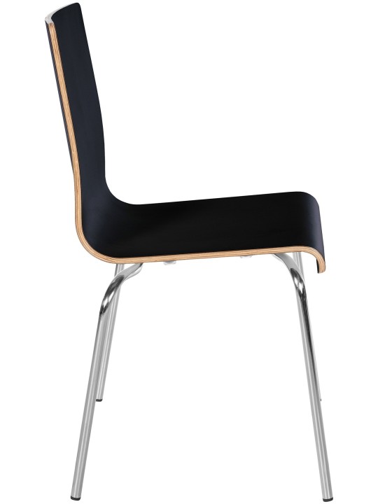 Silla de visitas Gahanna, negra