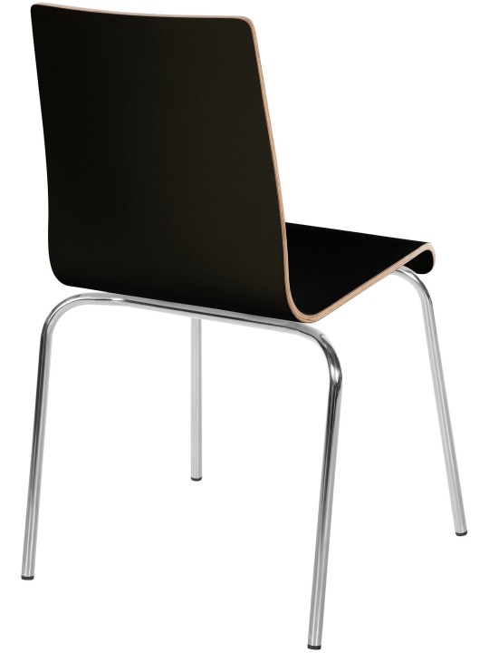 Silla de visitas Gahanna, negra