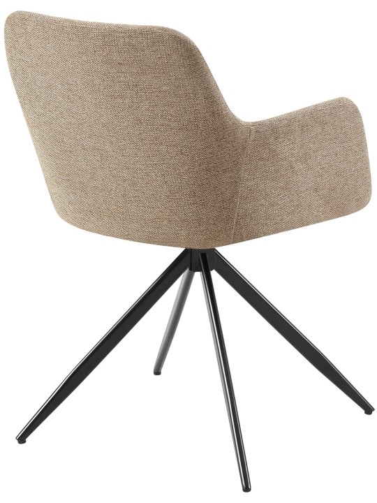 Juego de 2 sillas de comedor Olema tela, taupe Juego de 2 sillas de comedor Olema tela, taupe
