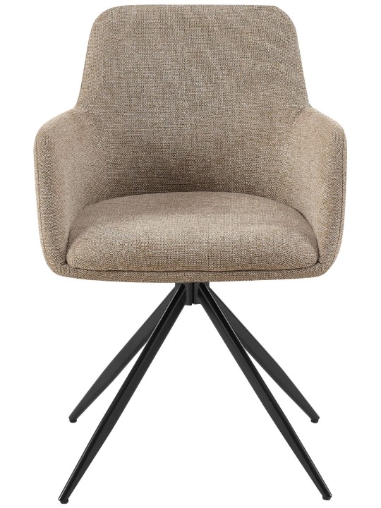 Juego de 2 sillas de comedor Olema tela, taupe Juego de 2 sillas de comedor Olema tela, taupe
