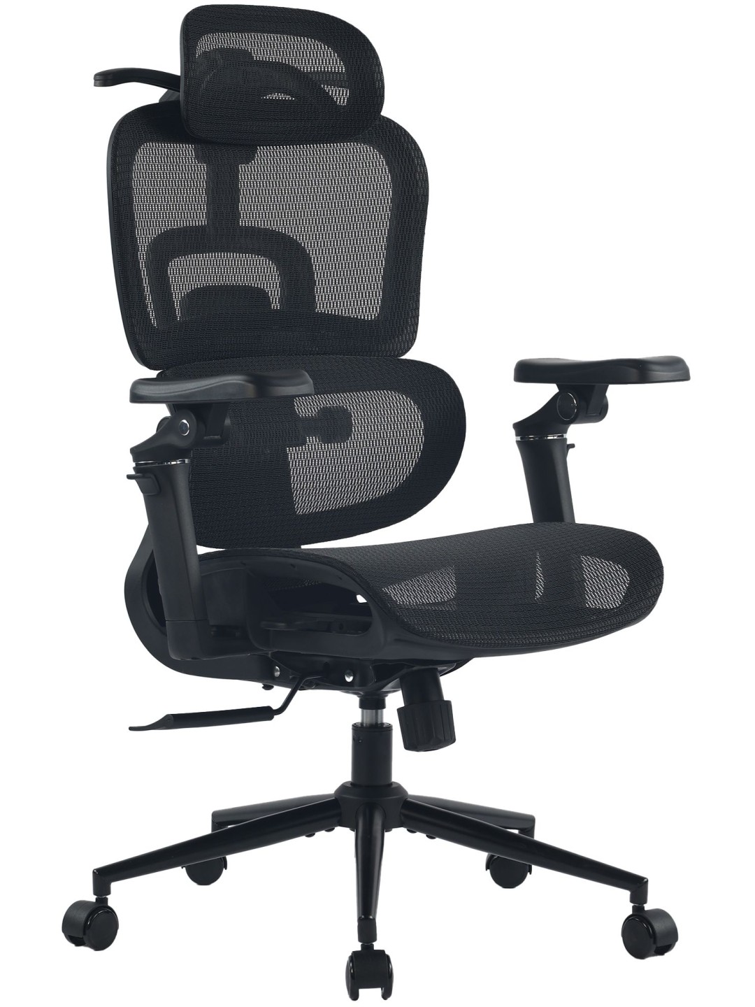 Silla de oficina Jenson, negra