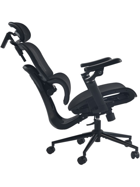 Silla de oficina Jenson, negra