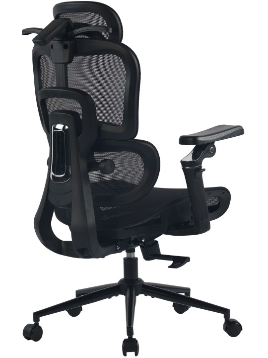 Silla de oficina Jenson, negra
