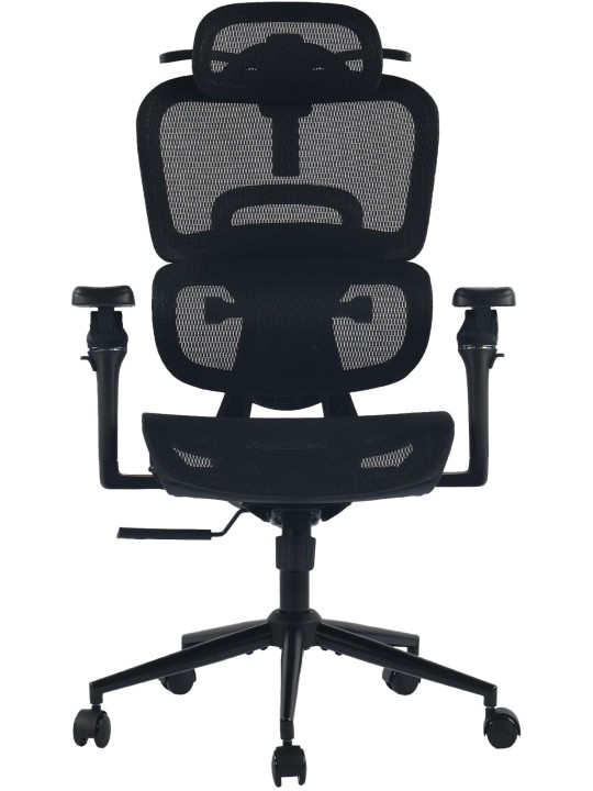 Silla de oficina Jenson, negra