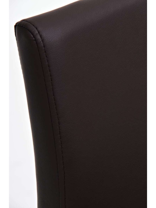 Taburete de bar Panama E piel sintética, marrón