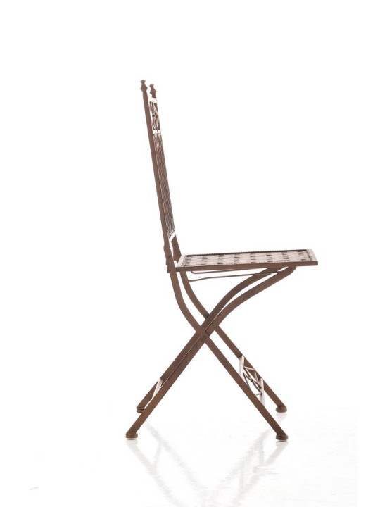 Silla plegable Asina, marrón antiguo Silla plegable Asina, marrón antiguo