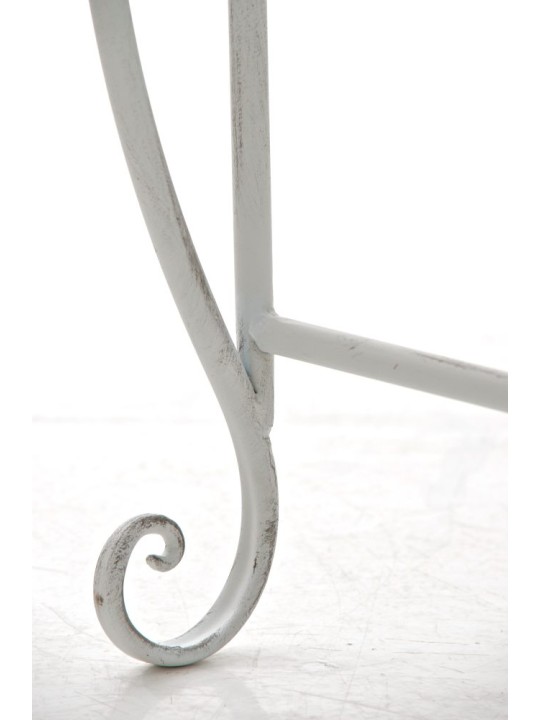 Banco de jardín Minna, blanco antiguo Banco de jardín Minna, blanco antiguo