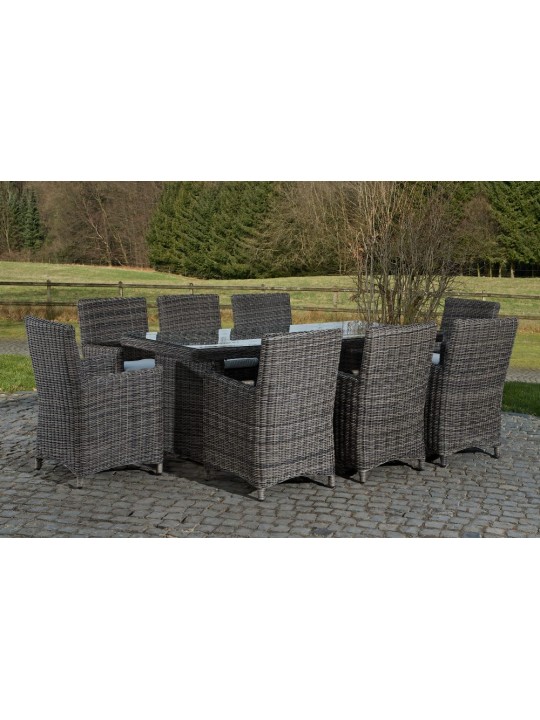 Grupo de asientos Fontana XL Crema, gris jaspeado