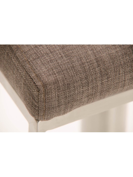 Taburete de bar Panamá E tejido, gris