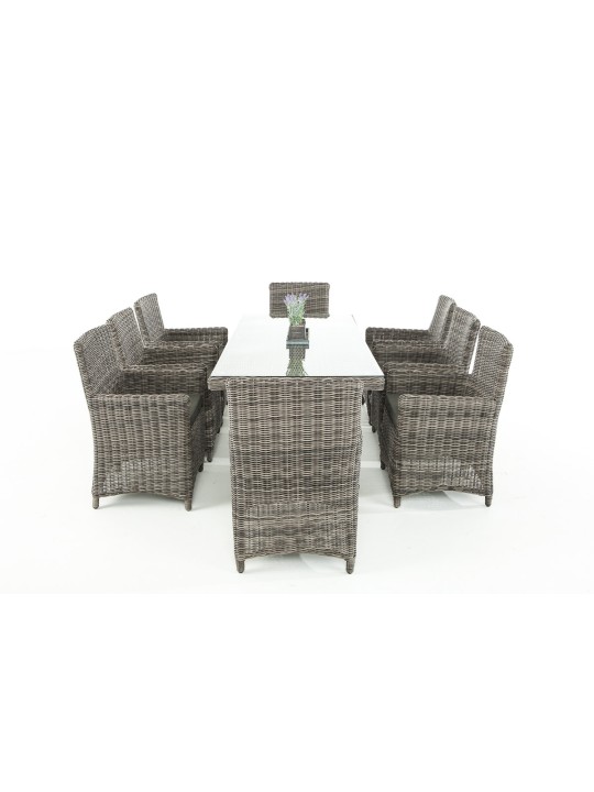 Grupo de asientos Fontana XL antracita, gris jaspeado