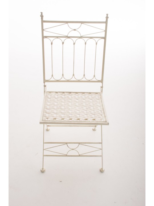 Silla plegable ASINA, crema antiguo Silla plegable ASINA, crema antiguo