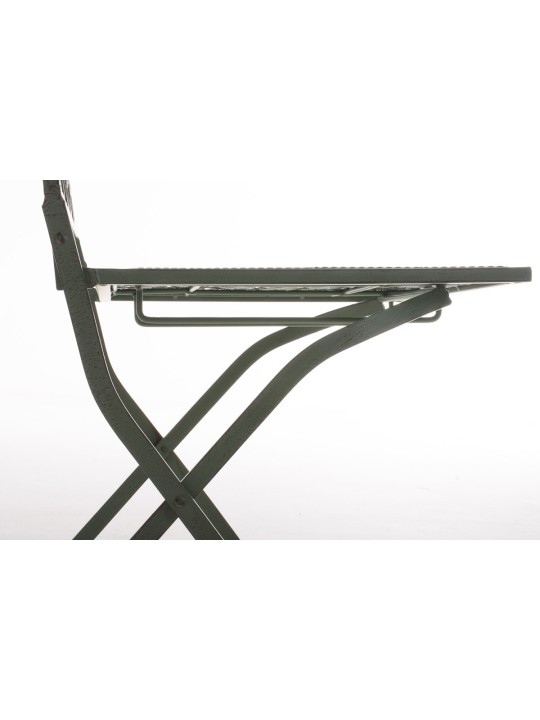 Silla plegable ASINA, verde antiguo