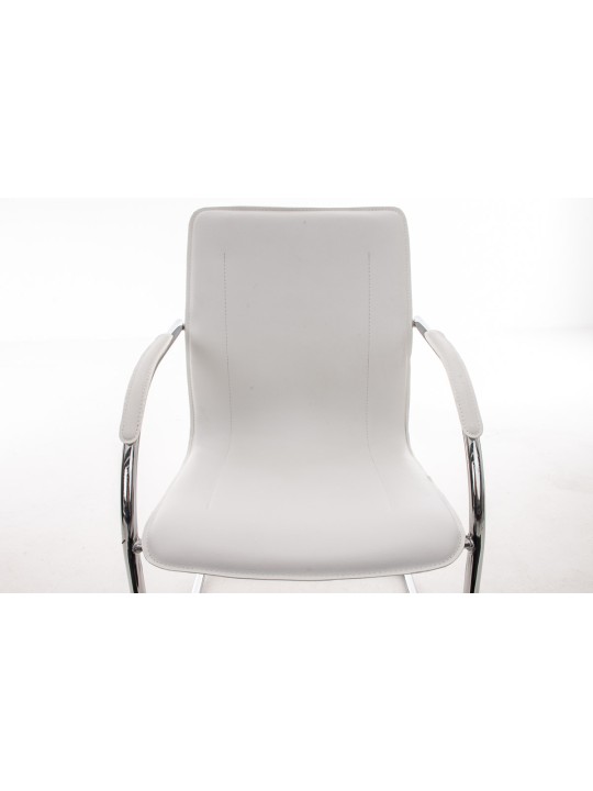 Silla de visita Melina, blanco