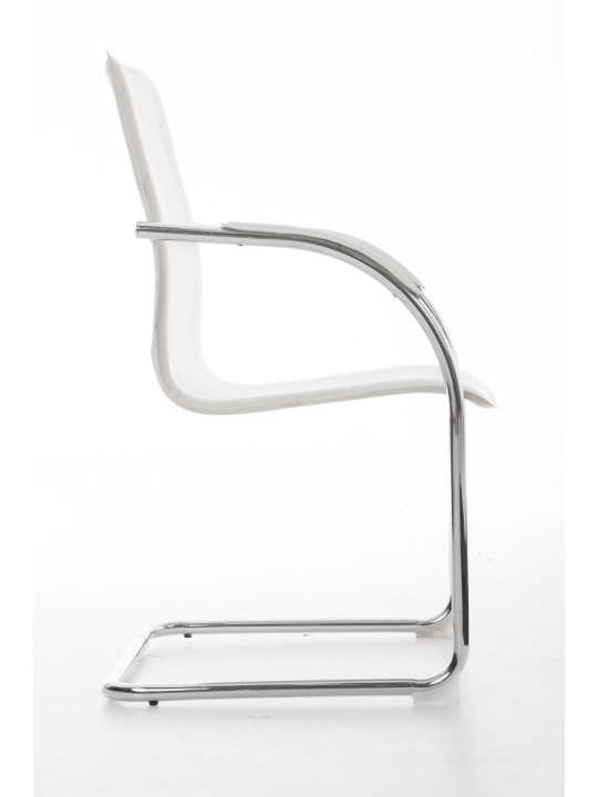 Silla de visita Melina, blanco