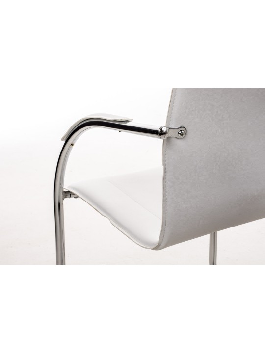 Silla de visita Melina, blanco