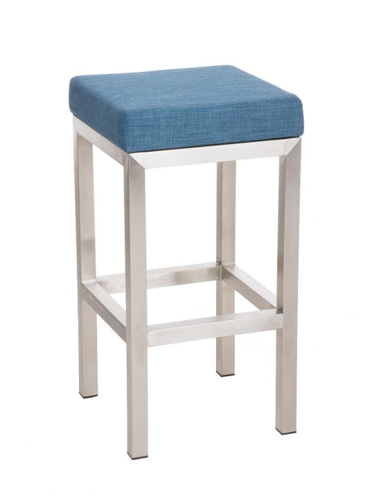 Taburete de bar Taylor E85 tela, azul Taburete de bar Taylor E85 tela, azul