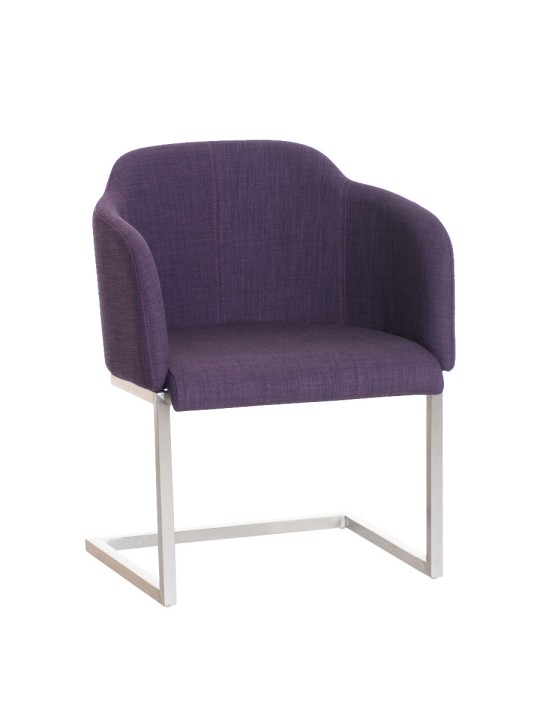 Silla de visita Magnus tela, lila