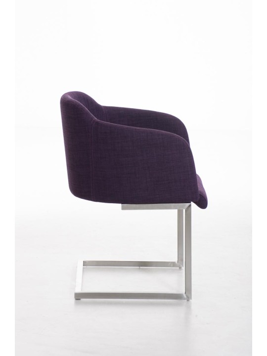 Silla de visita Magnus tela, lila