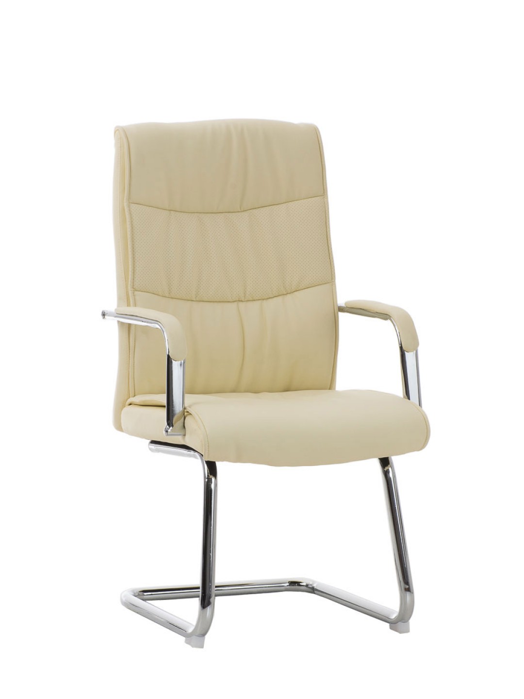 Silla de visita Caro, crema