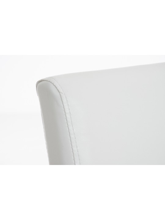 Silla de comedor Ina marrón oscuro, blanco