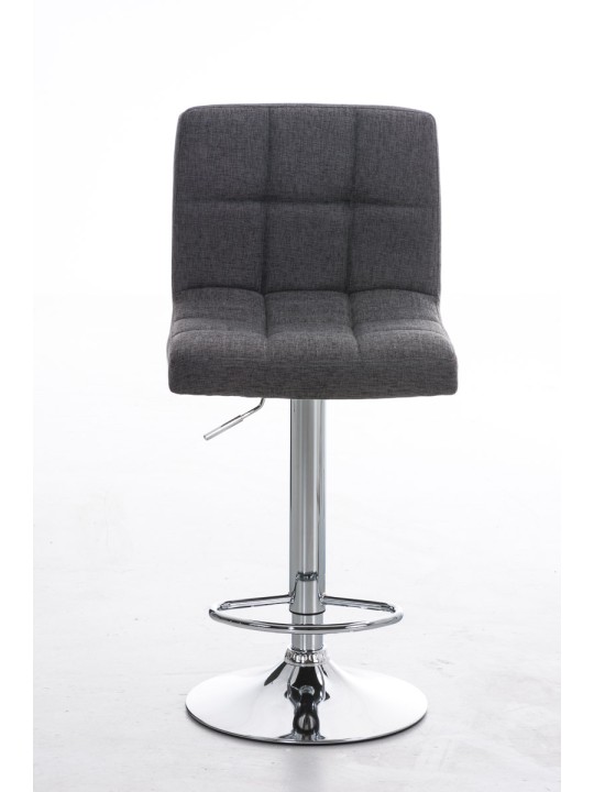 Taburete de bar Perú FABRIC C, gris claro