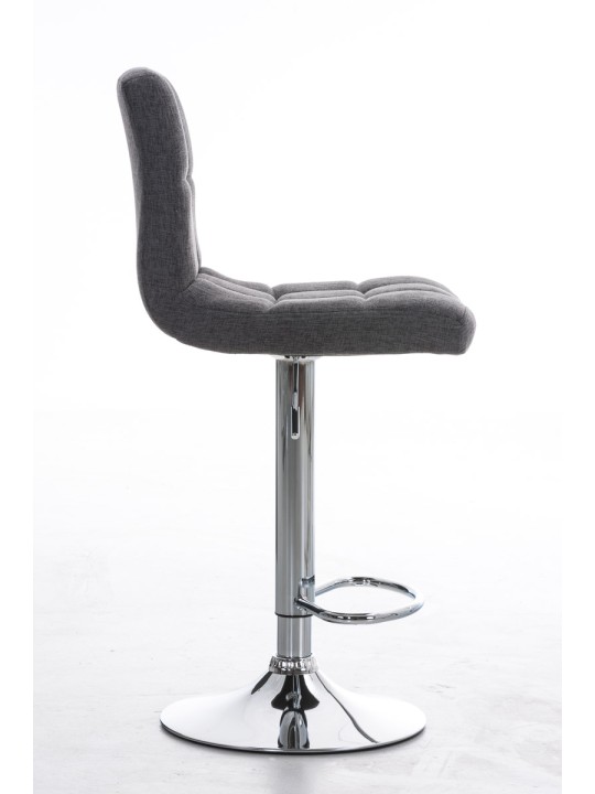 Taburete de bar Perú FABRIC C, gris claro