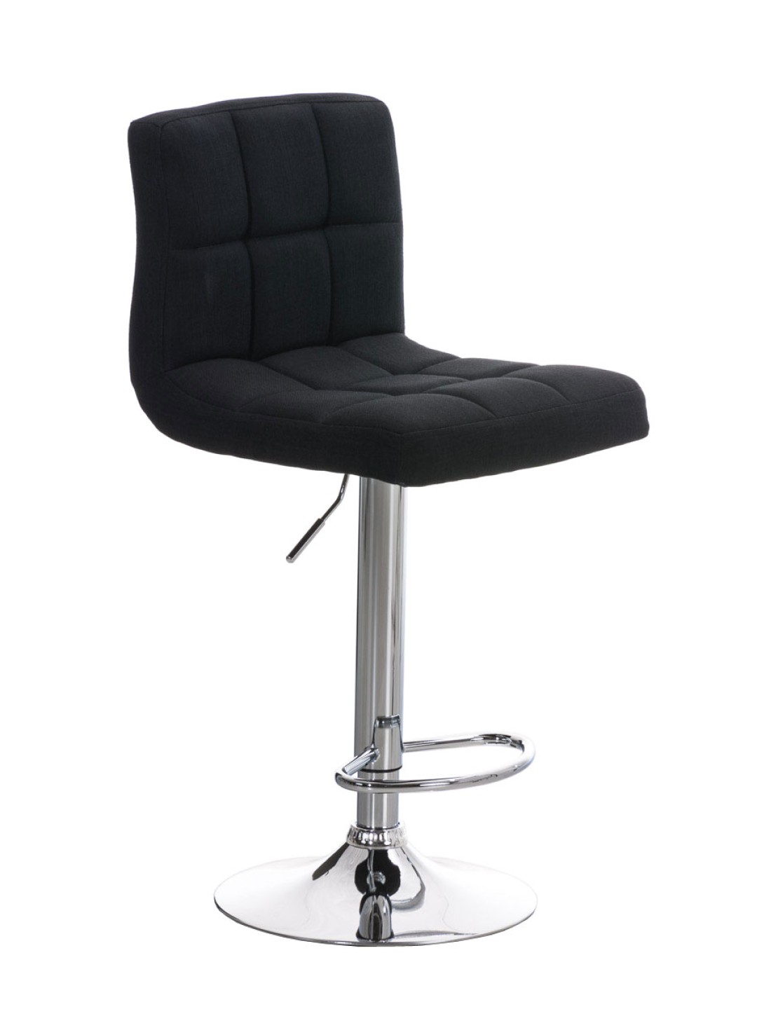 Taburete de bar Perú FABRIC C, negro