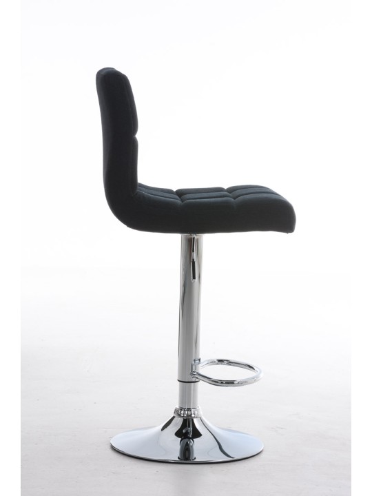 Taburete de bar Perú FABRIC C, negro