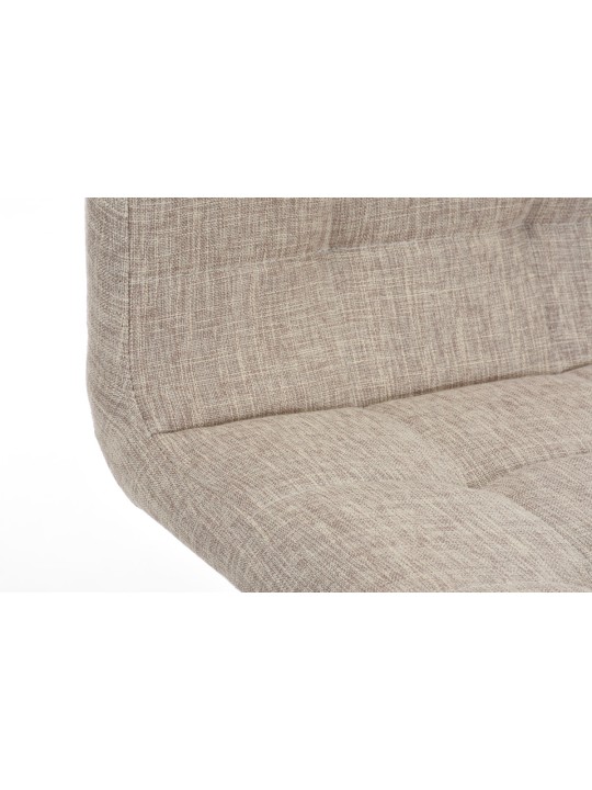 Taburete de bar Lincoln tela, crema