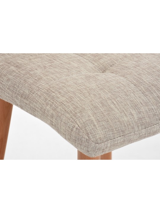 Taburete de bar Lincoln tela, crema