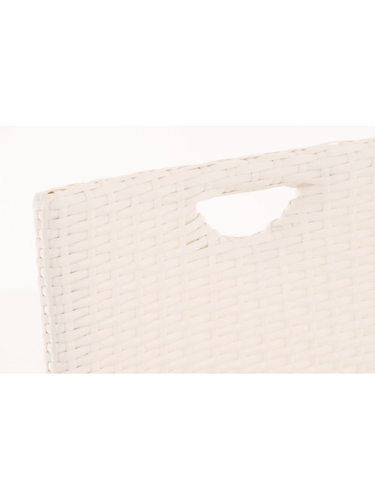 Taburete de bar Mari crema, blanco