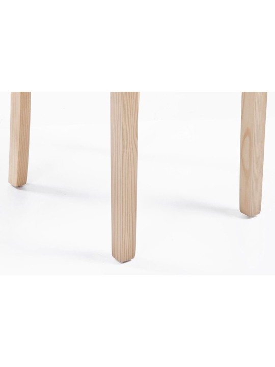 Silla de comedor Ina natura, negro