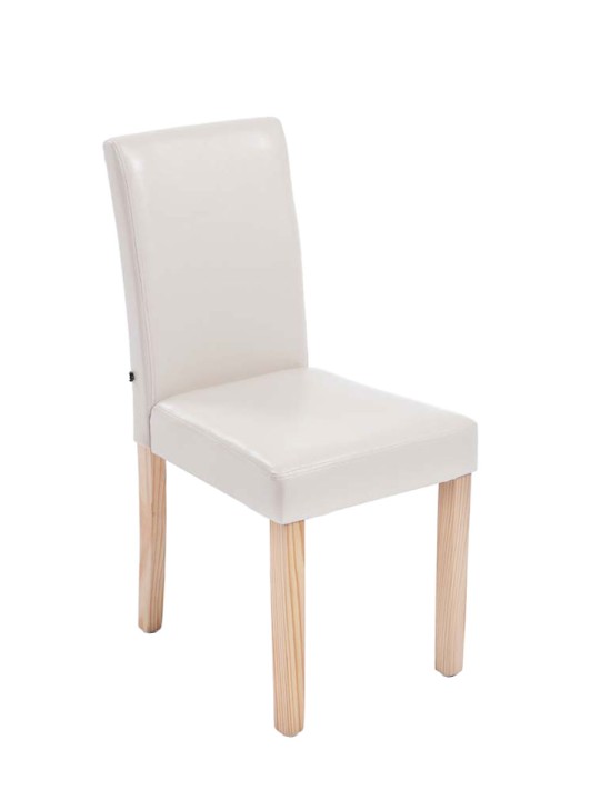 Silla de comedor Ina natura, crema
