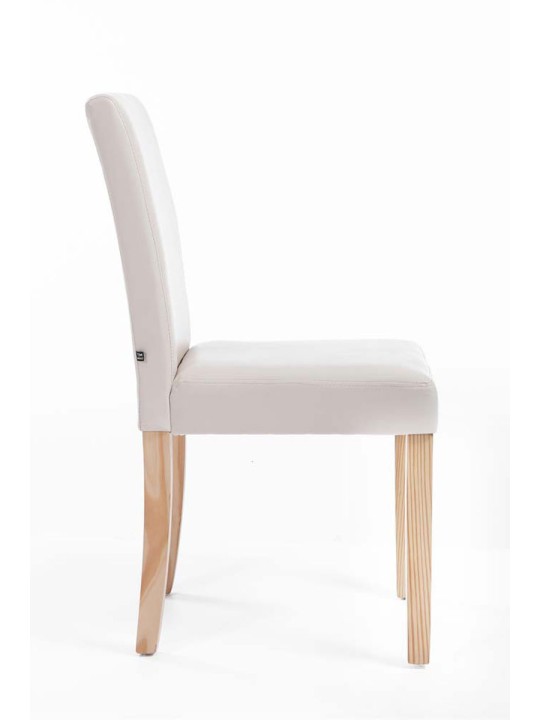Silla de comedor Ina natura, crema